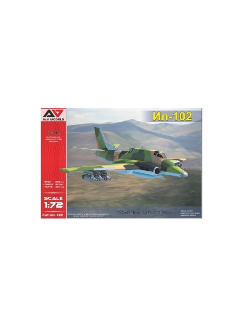 Modelsvit - IL 102 Experimental ground-attack aircra (Sukhoi Su-25' rival)