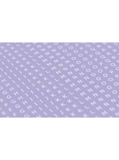   Matho Models - Decal Letters (UPPERCASE) - 1.5mm, white, type 1