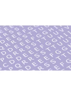   Matho Models - Decal Letters (UPPERCASE) - 3mm, white, type 1