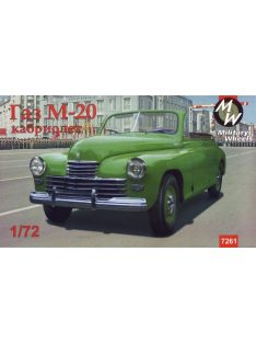 Military Wheels - GAZ-M20 Pobeda cabriolet, Soviet car