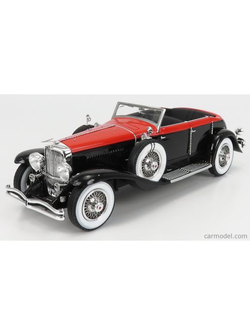 Matrix Scale Models - Duesenberg J Riviera Phaeton By Brunn Cabriolet Open 1934 Black Orange