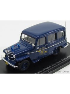   Neo Scale Models - Jeep Willys Station Wagon Michigan State Police 1954 Blue