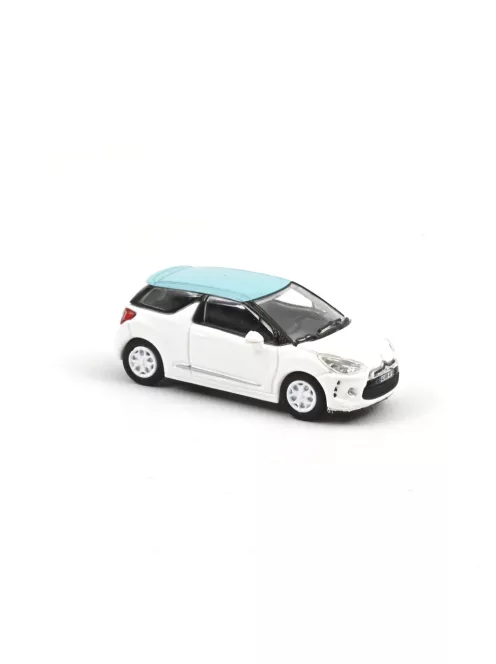 Norev - 1:87 Citroen DS3 2010 Banquise White and Blue Boticelli roof - NOREV