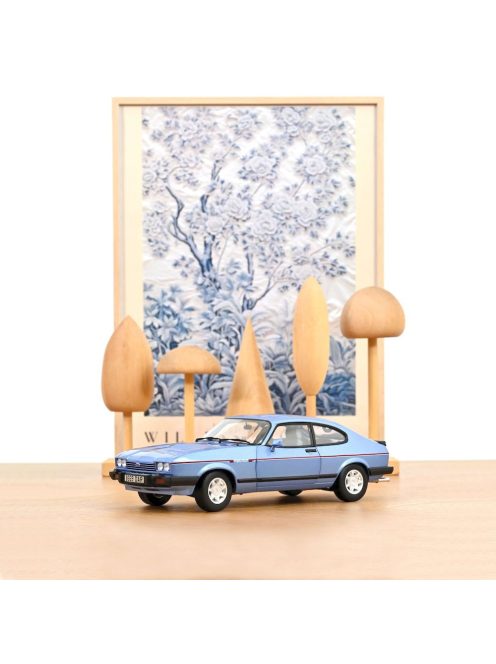 Norev - 1:18 Ford Capri Mk.III 2.8 Injection, Paris Blue metallic, 1984 (RHD) - NOREV