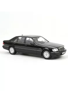 Norev - 1:18 Mercedes-Benz S600 Obsidian Black metallic 1997