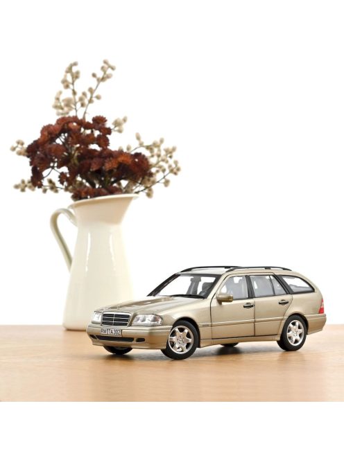 Norev - 1:18 Mercedes-Benz C-Class T-Model, Smoke silver, 1997 - NOREV