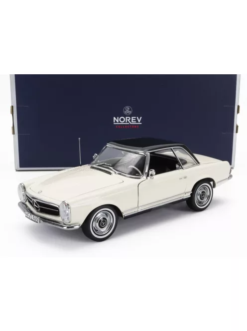 NOREV - MERCEDES BENZ SL-CLASS 230SL (W113) SPIDER HARD-TOP 1963 WHITE