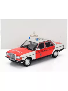   Norev - MERCEDES BENZ E-CLASS 200E (W123) NOTARZT AMBULANCE 1984 RED WHITE