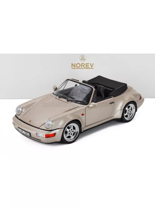 Norev - PORSCHE 911 964 TURBO LOOK CABRIOLET 1992 SILVER