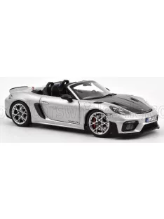   Norev - PORSCHE 718 (982) SPIDER RS WEISSACH PACKAGE 2023 SILVER MET