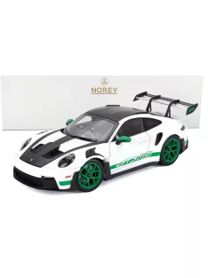   Norev - PORSCHE 911 992 GT3 RS TRIBUTE TO CARRERA RS PACKAGE COUPE 2022 WHITE GREEN