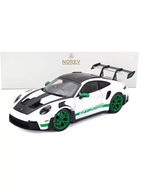 Norev - PORSCHE 911 992 GT3 RS TRIBUTE TO CARRERA RS PACKAGE COUPE 2022 WHITE GREEN