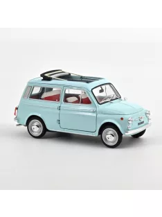   NOREV - 1:18 Fiat 500 Giardiniera 1964 Acquamarina Blue - NOREV
