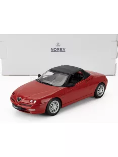   Norev - ALFA ROMEO SPIDER 2.0 TWIN SPARK CARIOLET SOFT-TOP 1999 RED