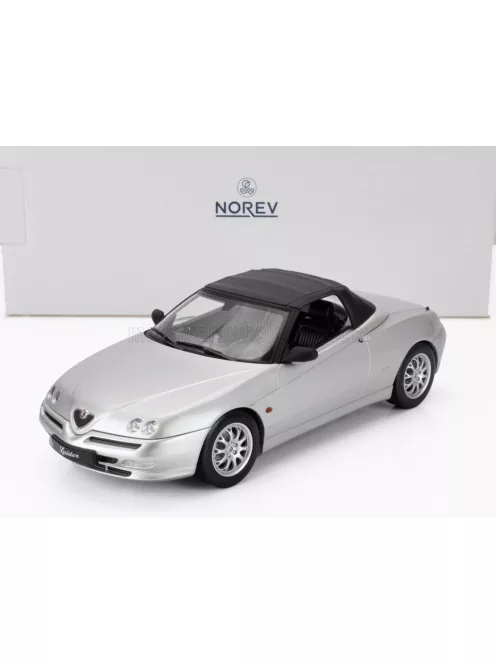 Norev - ALFA ROMEO SPIDER 2.0 TWIN SPARK CARIOLET SOFT-TOP 1999 SILVER