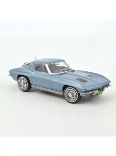   Norev - 1:18 Chevrolet Corvette Sting Ray 1963 - Light Blue Metallic