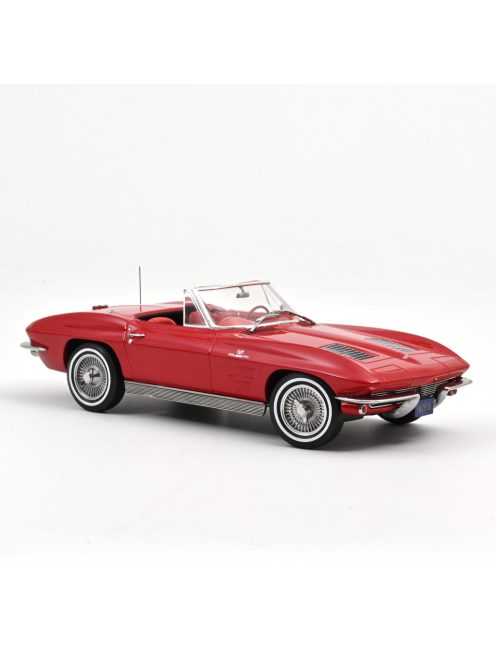 Norev - 1:18 Chevrolet Corvette Sting Ray Cabriolet 1963 Riverside Red - NOREV