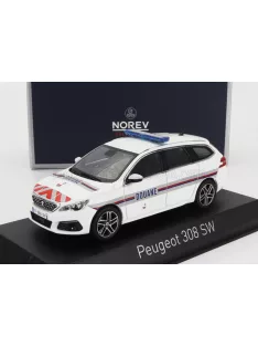 NOREV - PEUGEOT 308 GT SW STATION WAGON DOUANES 2020 WHITE