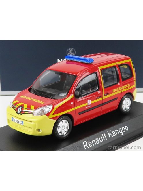 Norev - Renault Kangoo Secours Sante Pompiers 2013 Red Yellow