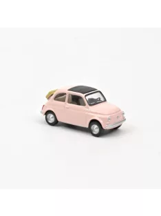 Norev - 1:43 Fiat 500F 1965 - Light Pink - Jet Car