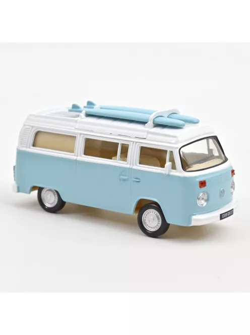 Norev - Volkswagen Combi T2b Camper Van, Pastel Blue, 1973 Jet-car