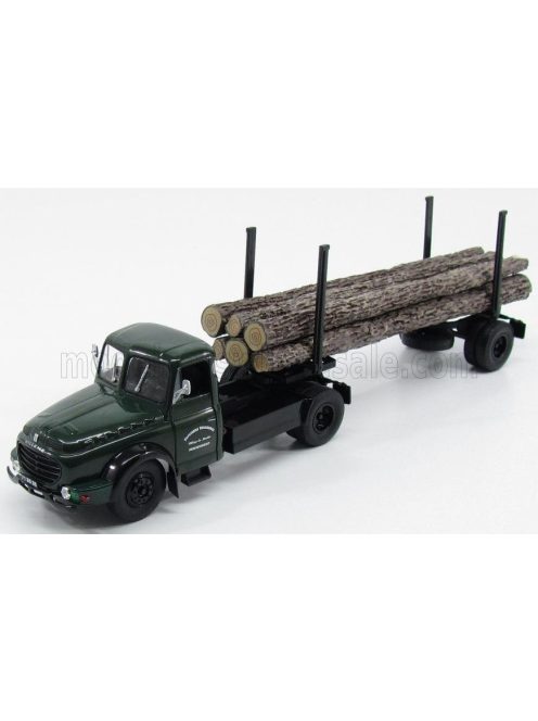 NOREV - WILLEME LD610 TRUCK - TRASPORTO TRONCHI - TRUNK TRANSPORT GREEN