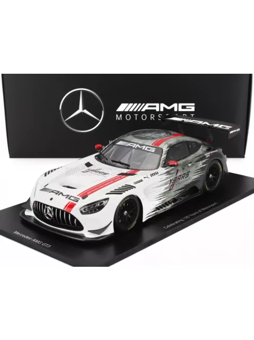 Norev - MERCEDES BENZ AMG GT3 130th ANNIVERSARY MOTORSPORT N 130 RACING 2024 WHITE GREY