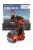 NZG - HAMM HD 12e VV RULLO VIBRANTE BITAMBURO LISCIO - SCHIACCIASASSI - STONE CRUSHER ROLL ORANGE GREY