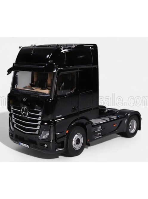 NZG - MERCEDES BENZ ACTROS L 1863 GIGASPACE 4x2 MIRRORCAM TRACTOR TRUCK 2-ASSI 2023 BLACK