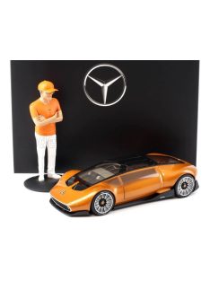   NZG - MERCEDES BENZ VISION ONE ELEVEN 2023 WITH CHIEF DESIGNER GORDON WAGENER FIGURE COPPER MET