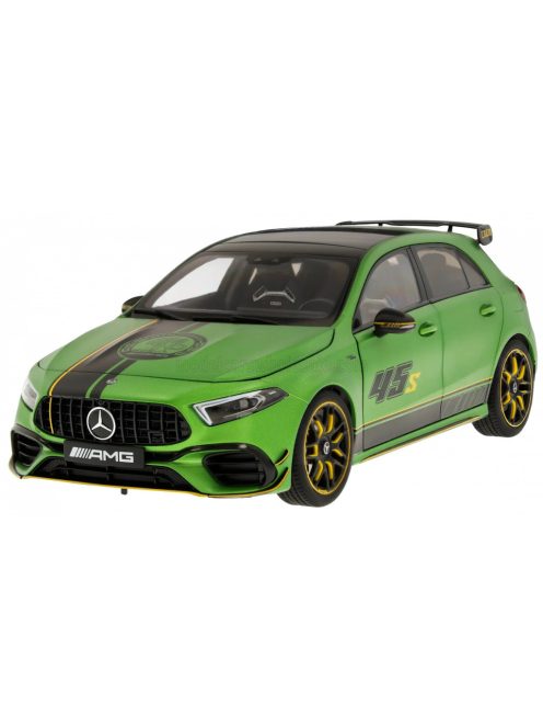 NZG - MERCEDES BENZ A-CLASS A45S 4-MATIC AMG 2023 GREEN MET BLACK