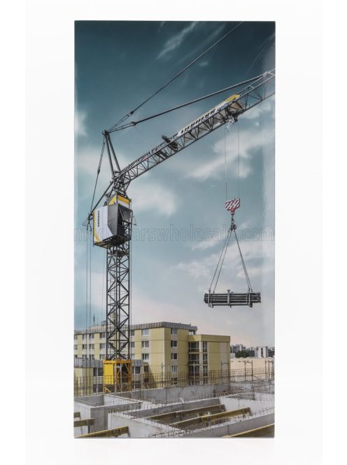 NZG - LIEBHERR 81 K.1 GRU EDILE AUTOMONTANTE - FAST ERECTERING CRANE YELLOW BLACK