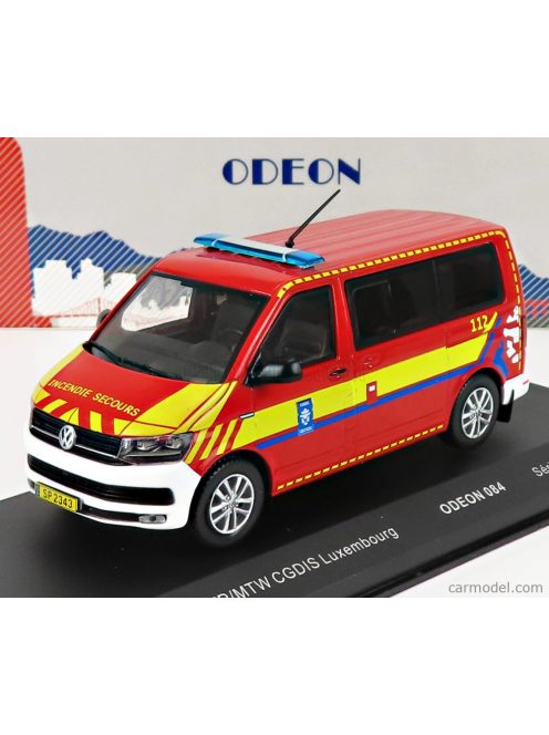 Odeon - Volkswagen T6 Minibus Sapeurs Pompiers Cgdis Luxembourg 2015 Red Yellow White
