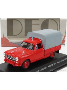  Odeon - Peugeot 403 Pick-Up Closed Sapeurs Pompiers 1967 Red Grey