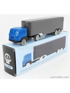   Officina-942 - Fiat 682 T2 Truck Semirimorchio Furgonato 1955 Blue Silver