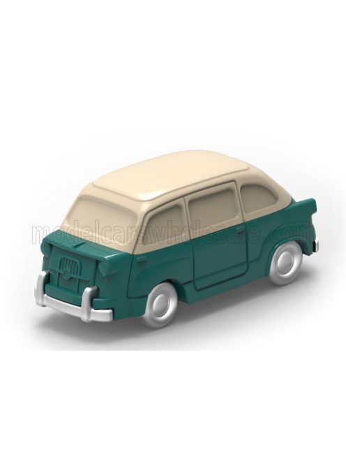 Officina-942 - FIAT 600 MULTIPLA SPECIALE CARROZZERIA FRUA 1956 GREEN BEIGE