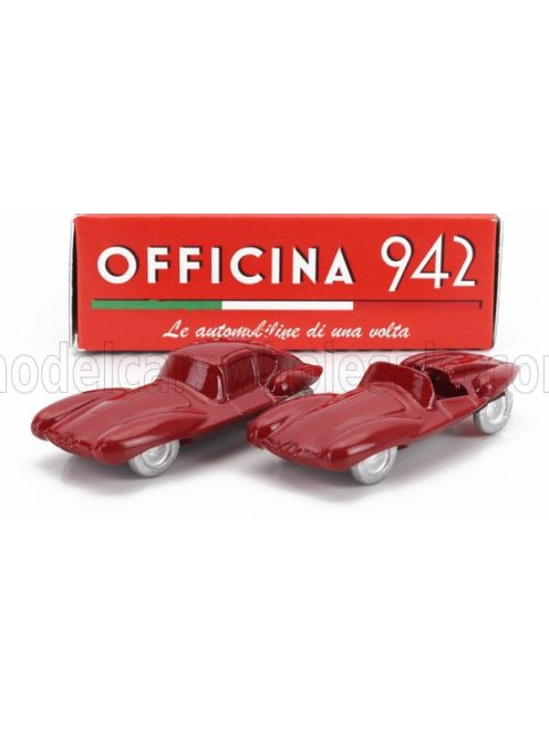 Officina-942 - ALFA ROMEO SET 2X 1900 C52 DISCO VOLANTE COUPE + SPIDER 1952 RED