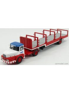   Perfex - Unic Izoard Truck Semi-Remorque 1958 - Sabine Rancy Cirque - Circus White Red Blue