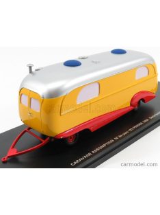   Perfex - Trailer Caravan Assomption Circus Pinder 1958 Yellow Red Silver