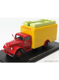   Perfex - Ford Usa Truck Van Poissy Laboual Circus Pinder 1951 Red Yellow