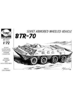   Planet Models - BTR-70 Arm. Vehicle, 4 Achser 18 Resin, Fotoätzteile.