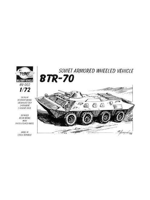 Planet Models - BTR-70 Arm. Vehicle, 4 Achser 18 Resin, Fotoätzteile.
