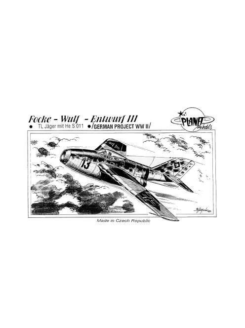 Planet Models - Focke-Wulf TL Jäger mit He S 011