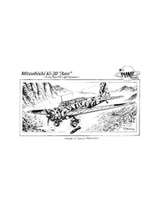 Planet Models - Mitsubishi Ki-30 Ann