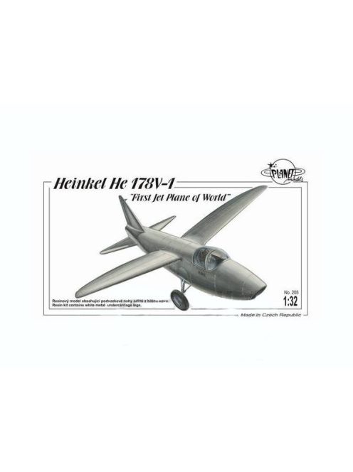 Planet Models - Heinkel He 178 First Jet Plane of World
