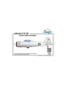 Planet Models - Gloster F.5/34 British Fighter Prototype