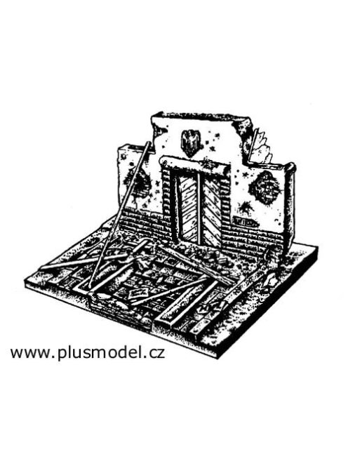 Plus Model - Lokale Kommandatur-Ruine WW II