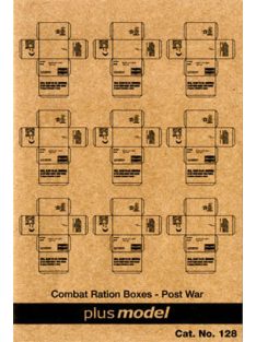 Plus Model - U.S. Kartons Nachkriegszeit