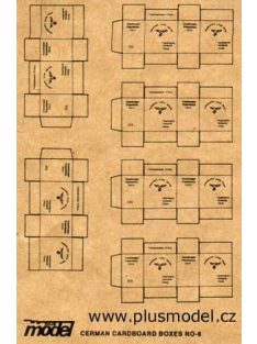 Plus model - Deutsche Transport Kartons WW II