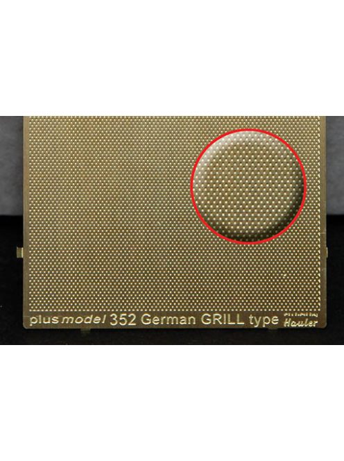 Plus model - Engraved plate - German Grill